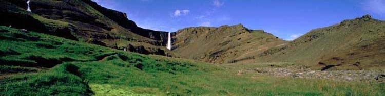 Island, Nordeuropa: Wasserfall Hengifoss in Ost-Island